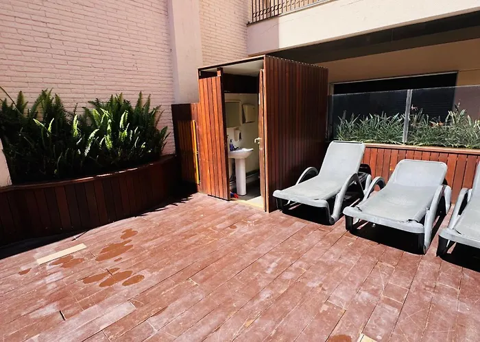 Piso De Simba Cerca De Playa, Con Piscina Y Varias Terrazas Lejlighed *